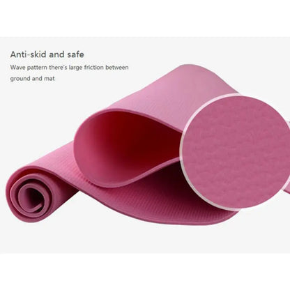 Premium 4MM Thick Anti-Slip EVA Yoga Mat - Ideal for Fitness, Pilates, and Gymnastics