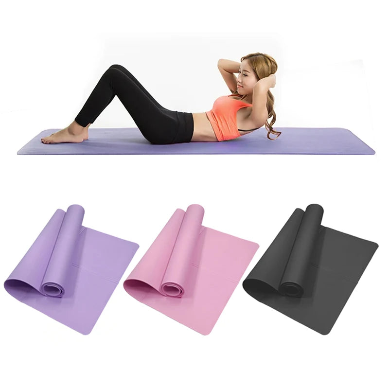 Premium 4MM Thick Anti-Slip EVA Yoga Mat - Ideal for Fitness, Pilates, and Gymnastics